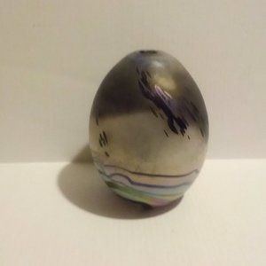Vintage L.C. Tiffany Favrile Pulled Feather Iridescent Art Glass Vase Signed